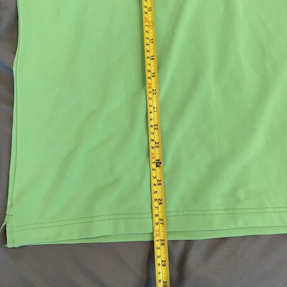 Peter Millar Vest Golf Element Wicking Mens XL Green 1/4 Zip Mock‎ Neck - Picture 5 of 6